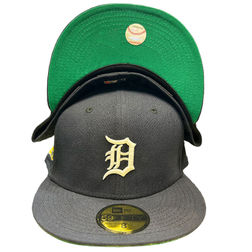 Detroit Tigers Navy 90s Movie Pack Tiger Stadium Patch Green UV New Era 59FIFTY Fitted Hat