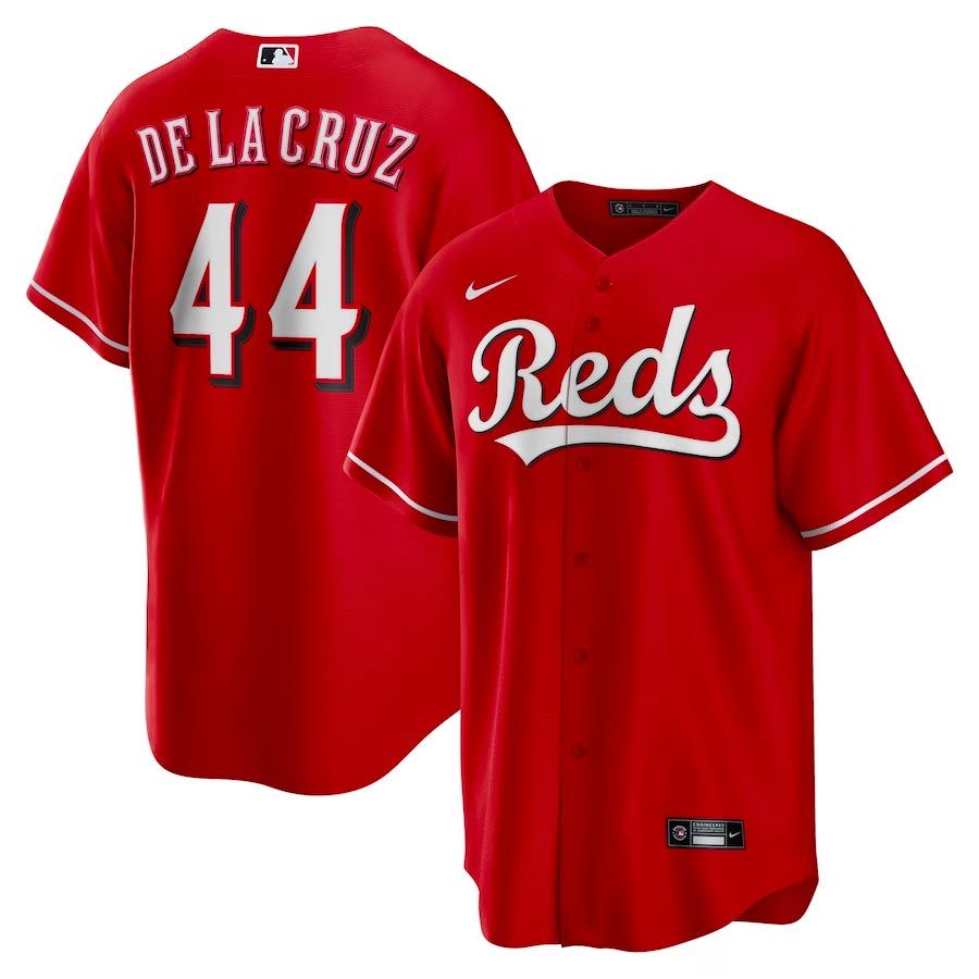 Elly De La Cruz Cincinnati Reds Road Jersey by NIKE