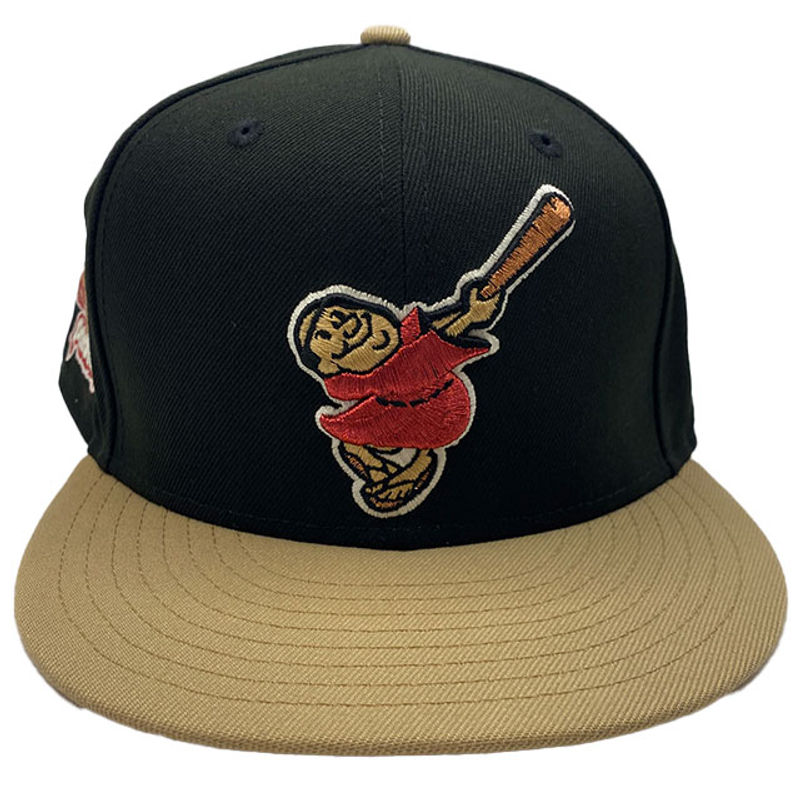 New Era 59FIFTY San Diego Padres Fitted Hat Black Black Red