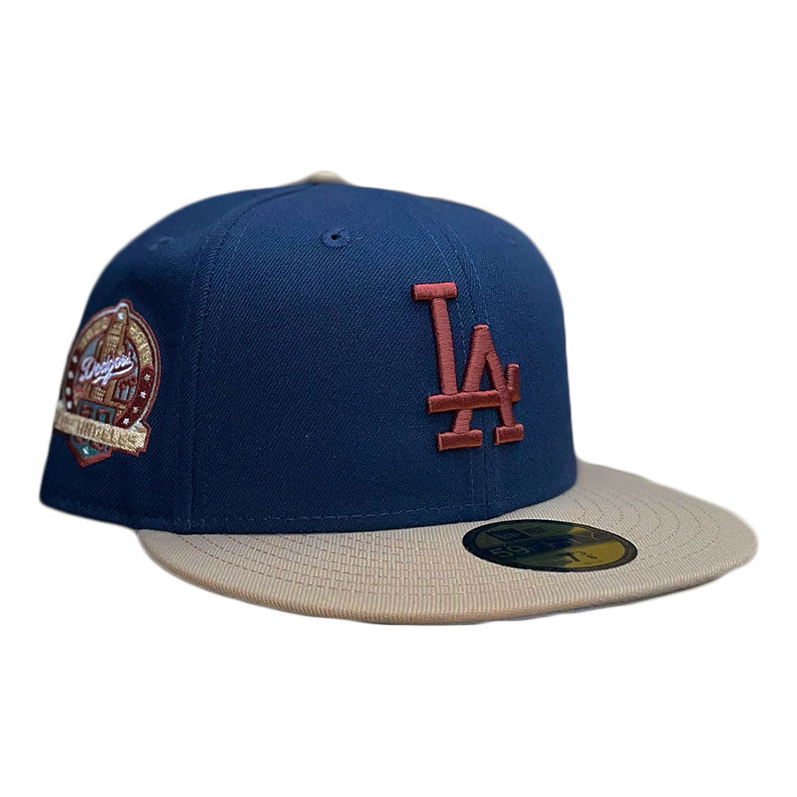 Los Angeles Dodgers Navy Two Tone 60th Anniversary Patch Grey UV ...