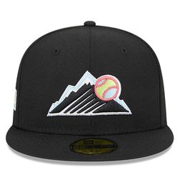 Colorado Rockies Multi Color Pack 2007 National League Champions Patch Grey UV New Era 59FIFTY Fitted Hat