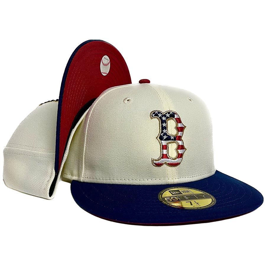 Boston Red Sox New Era 5950 July 4th Fitted Hat