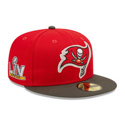 Tampa Bay Buccaneers Letterman Collection Gray UV 59FIFTY Fitted Hat