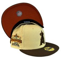 Los Angeles Angels Vegas Gold "Bonfire" 20th Aniv Patch Burnt Orange UV 59FIFTY Fitted Hat