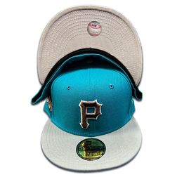 Pittsburgh Pirates Teal Waters Two Tone 1994 ASG Patch Gray UV 59FIFTY Fitted Hat