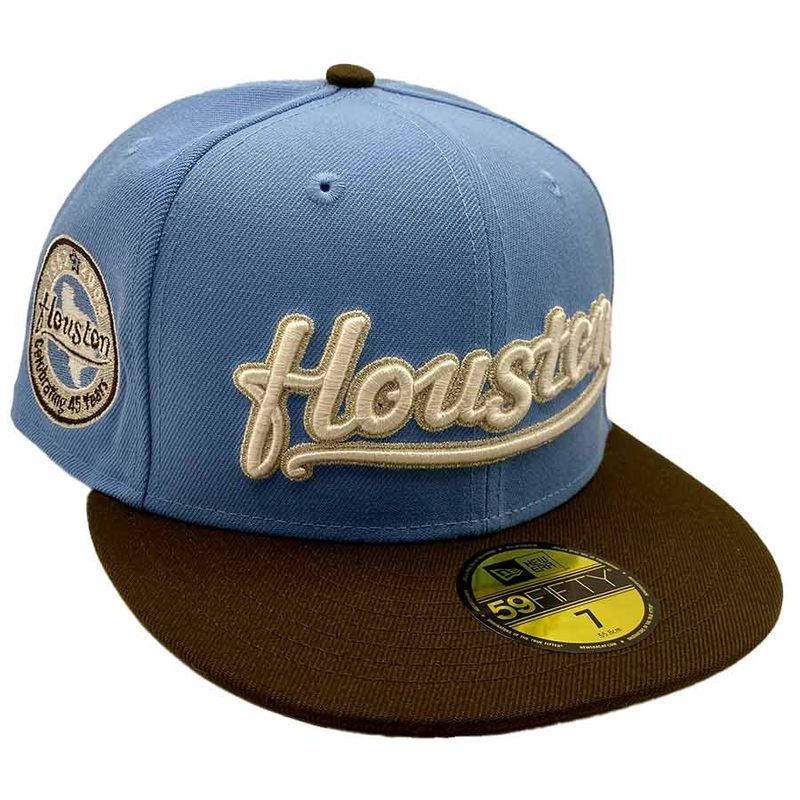 New Era 59Fifty Houston Astros 45th Anniversary White Black Gold