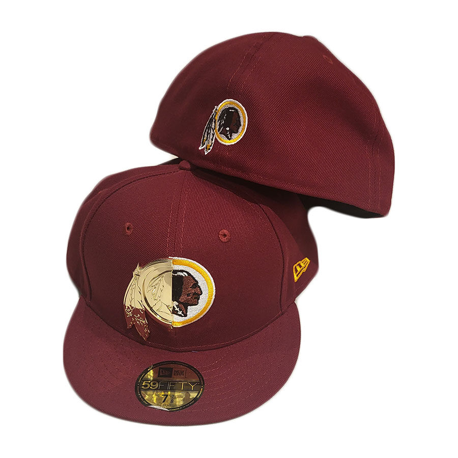 Washington Football Team 2021 NFL SIDELINE HOME Burgundy Fitted H