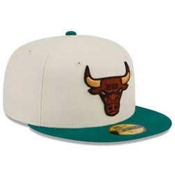 Chicago Bulls Chrome Camp Collection Gray UV 59FIFTY Fitted Hat
