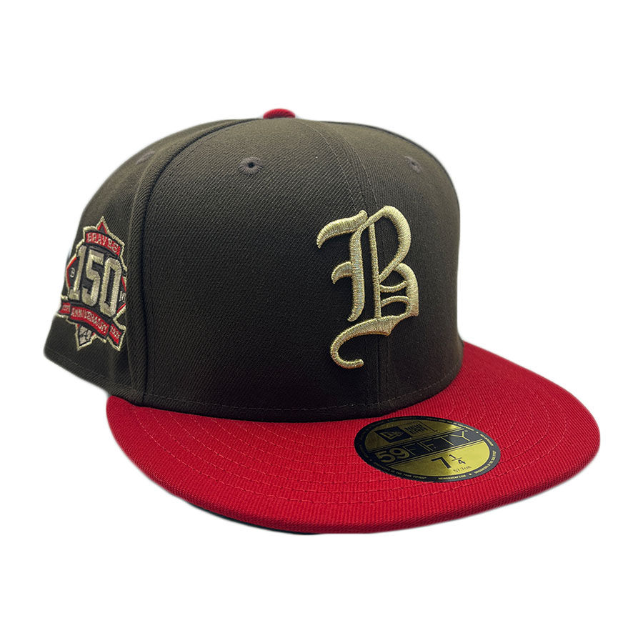 Men's Atlanta Braves New Era Olive/Brown Two-Tone Color Pack 59FIFTY Fitted  Hat