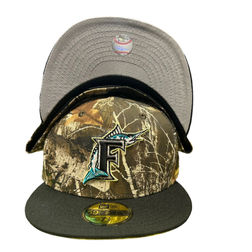 New Era MLB Florida Marlins Corduroy Visor 59FIFTY Fitted