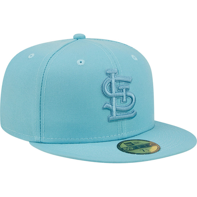 St Louis Cardinals Royal Blue STL Logo Gray UV 59FIFTY Fitted Hat