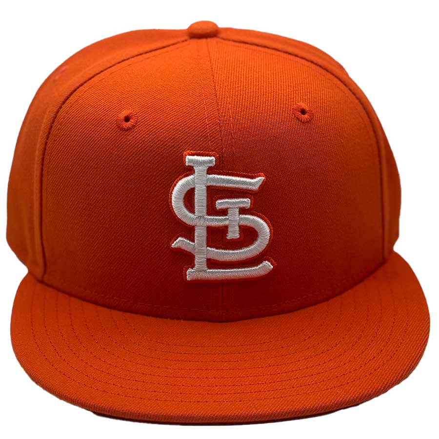 St. Louis Cardinals New Era 59FIFTY Fitted Hat - Cream/Orange