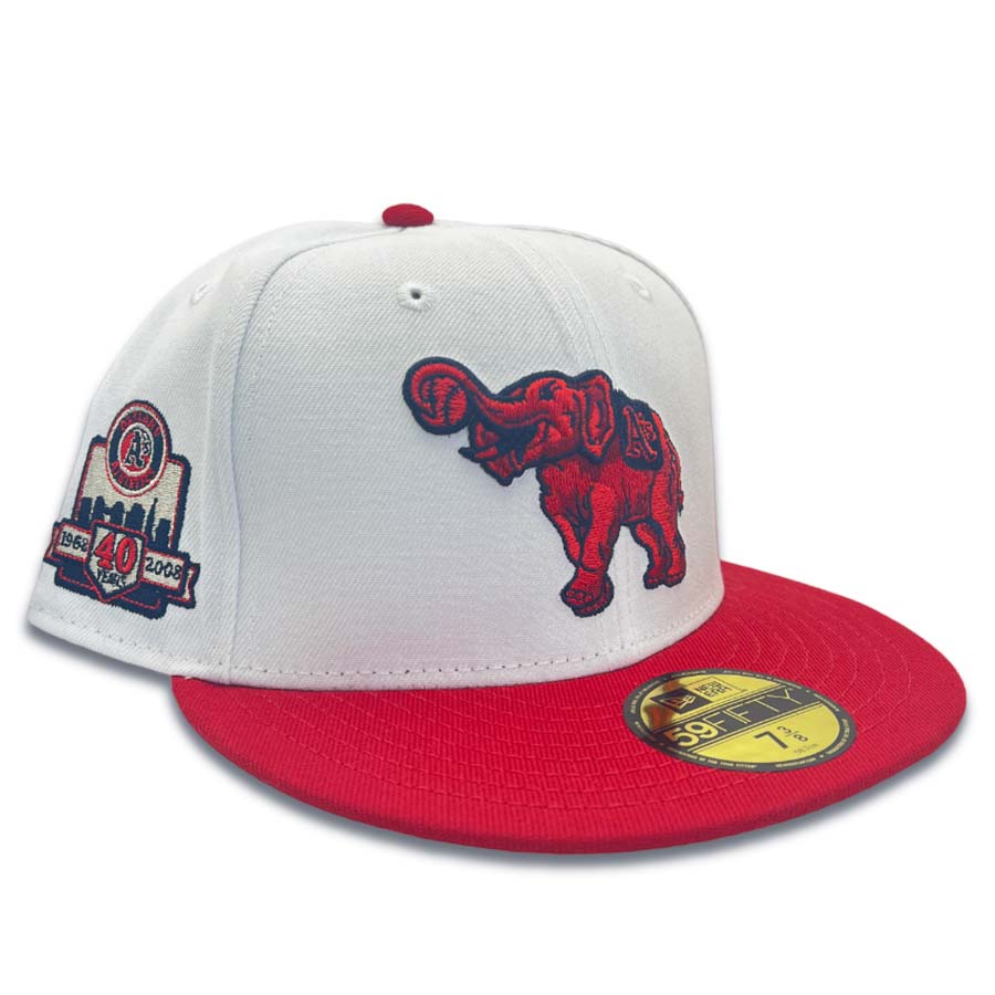 Oakland Athletics Red White & Blue 40 Years Patch Gray UV 59FIFTY Fitted Hat