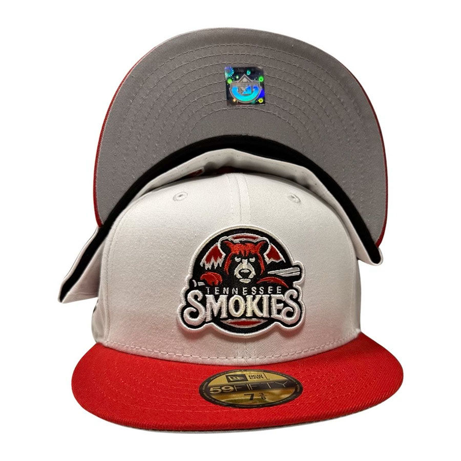 Tennessee Smokies White Red Two Tone 2012 ASG Patch Gray UV