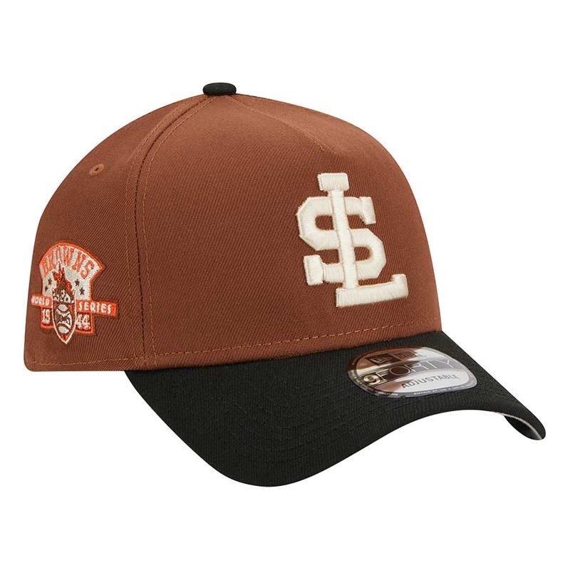 St. Louis Browns Brown Harvest 1944 WS Patch 9FORTY New Era Adjustable Hat