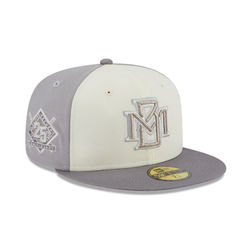 Milwaukee Brewers Anniversary Collection Gray UV New Era 59FIFTY Fitted Hat