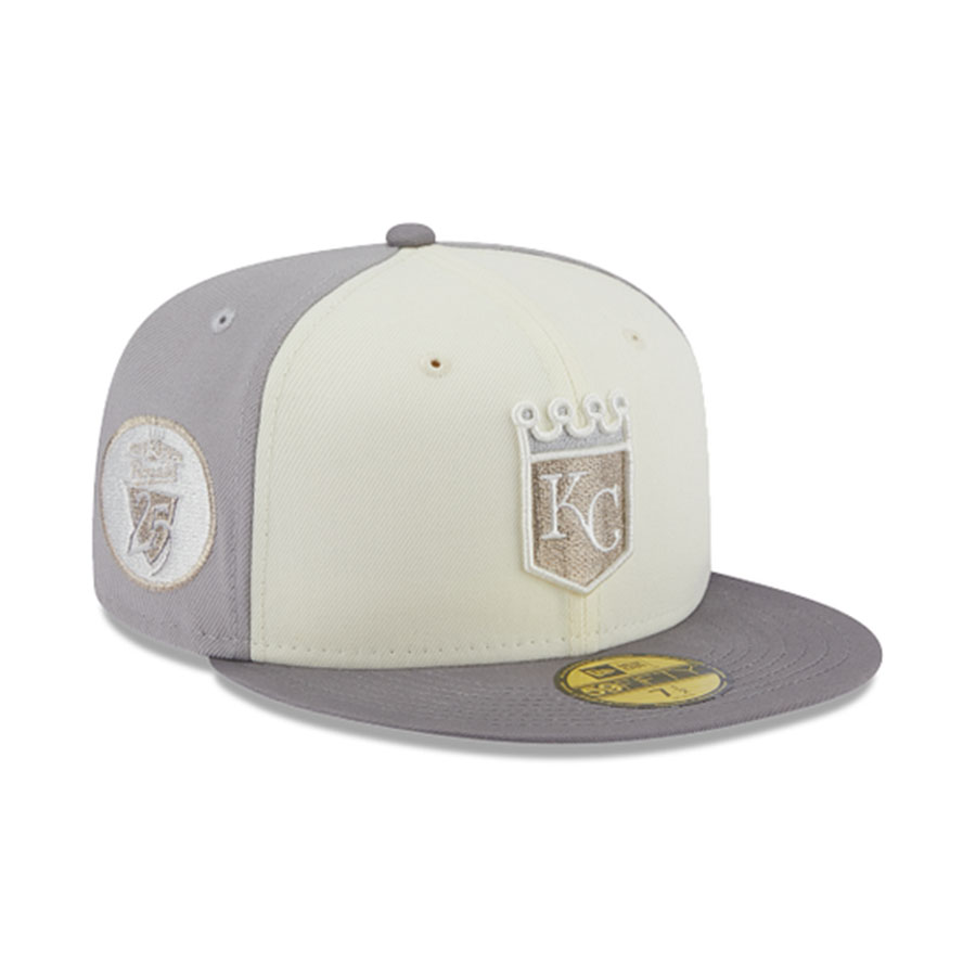 New Era KC Royals 25th Anniversary Green UV (Off White/Royal