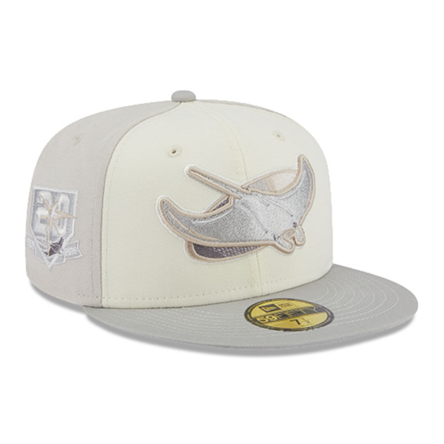 Tampa Bay Rays Anniversary Collection Gray UV New Era 59FIFTY Fitted Hat