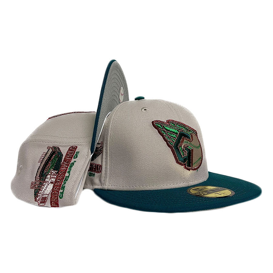 New Era Cleveland Guardians Progressive Field Camo Two Tone Edition 59Fifty  Fitted Hat, FITTED HATS, CAPS