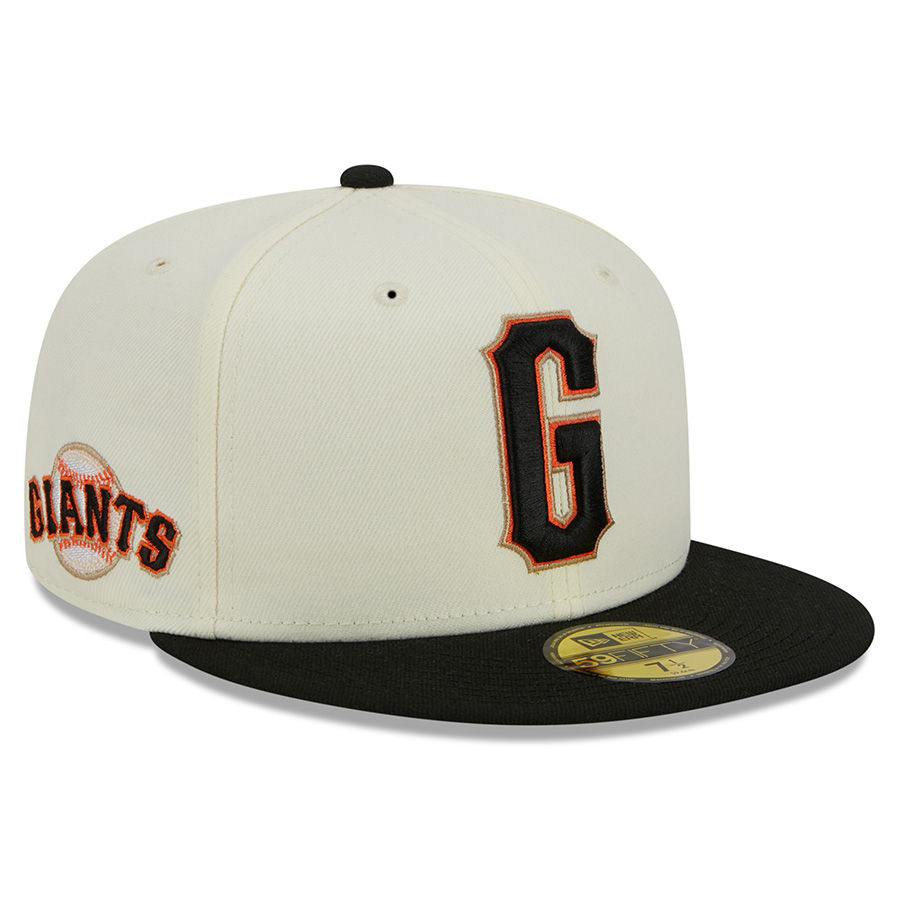 San Francisco Giants New Era State 59FIFTY Fitted Hat - White 7 1/8