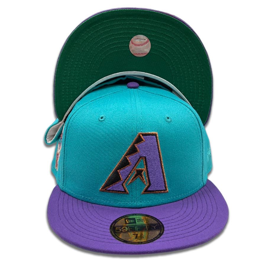 Arizona Diamondbacks Teal 2Tone 1998 Patch Green UV 59FIFTY Fitted Hat