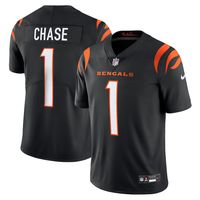 Cincinnati Bengals Ja'Marr Chase Black Nike Vapor F.U.S.E Limited Jersey