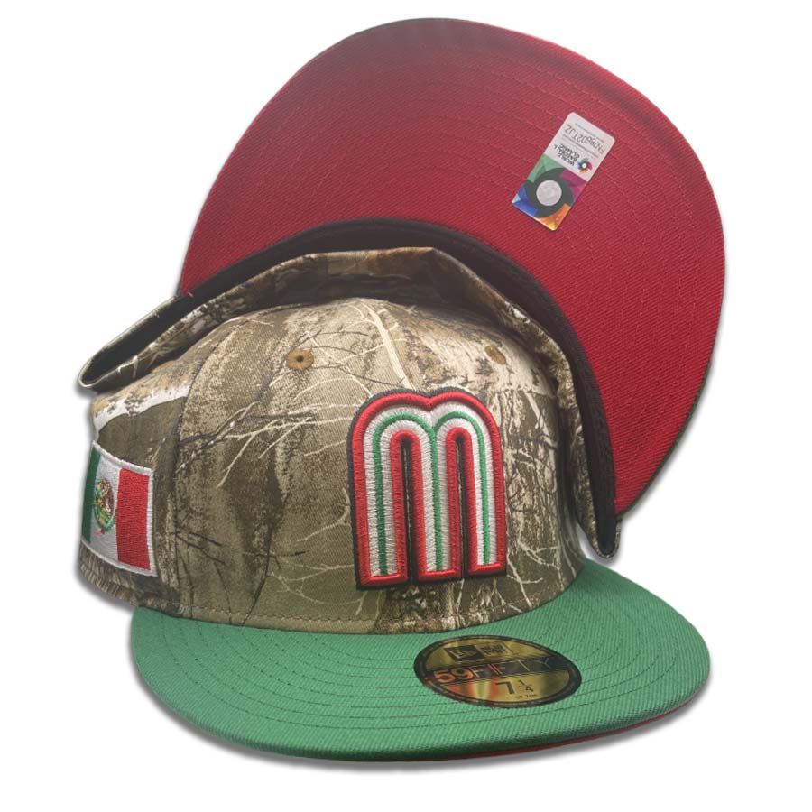 New Era 59FIFTY San Francisco Giants Mexico Flag Patch Hat - Red, White Red/White / 7 5/8