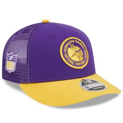 Minnesota Vikings 2023 NFL Sideline Purple and Gold New Era Low Profile 9FIFTY Snapback Hat