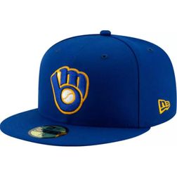 Milwaukee Brewers Royal Blue Basic Color New Era 59FIFTY Fitted Hat