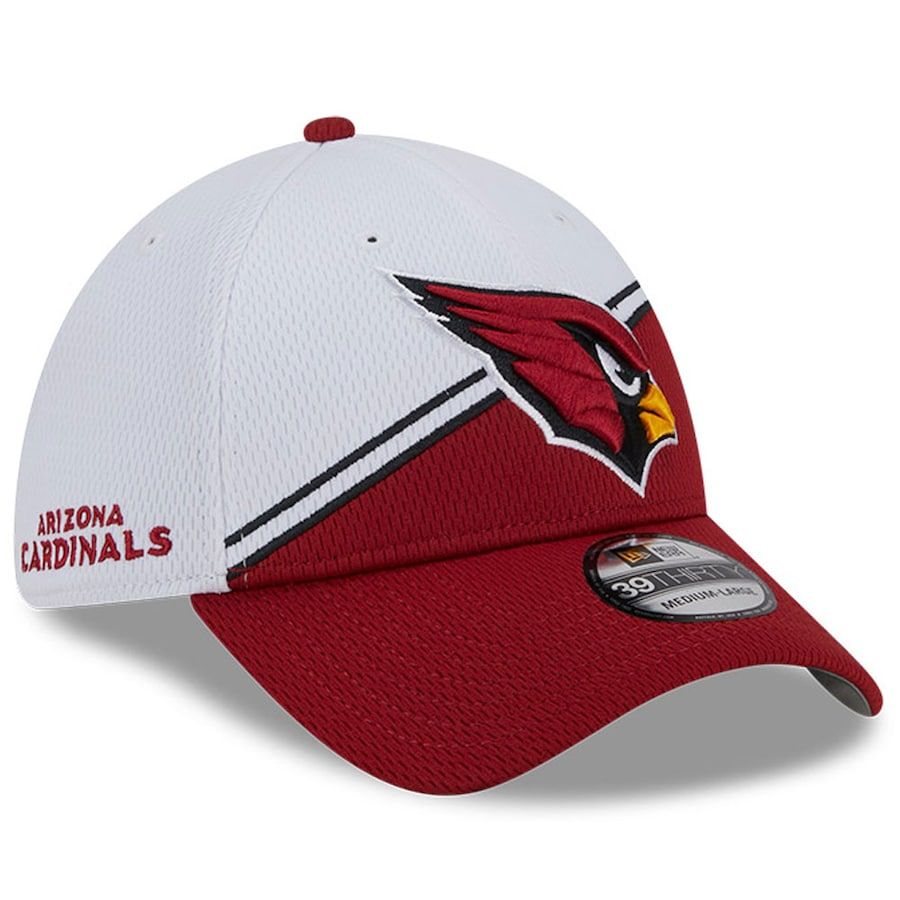 Arizona Cardinals White Team Color 2023 NFL Sideline New Era 39THIRTY ...