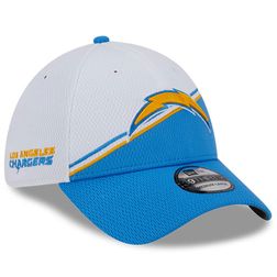 Los Angeles Chargers White Team Color 2023 NFL Sideline New Era 39THIRTY Flex Hat