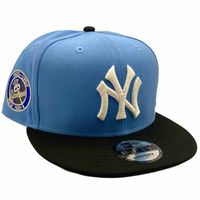 New York Yankees Icy Blue and Black 50th Anniversary Patch Gray UV 9Fifty Snapback
