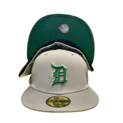 Detroit Tigers Navy 90s Movie Pack Tiger Stadium Patch Green UV New Era  59FIFTY Fitted Hat