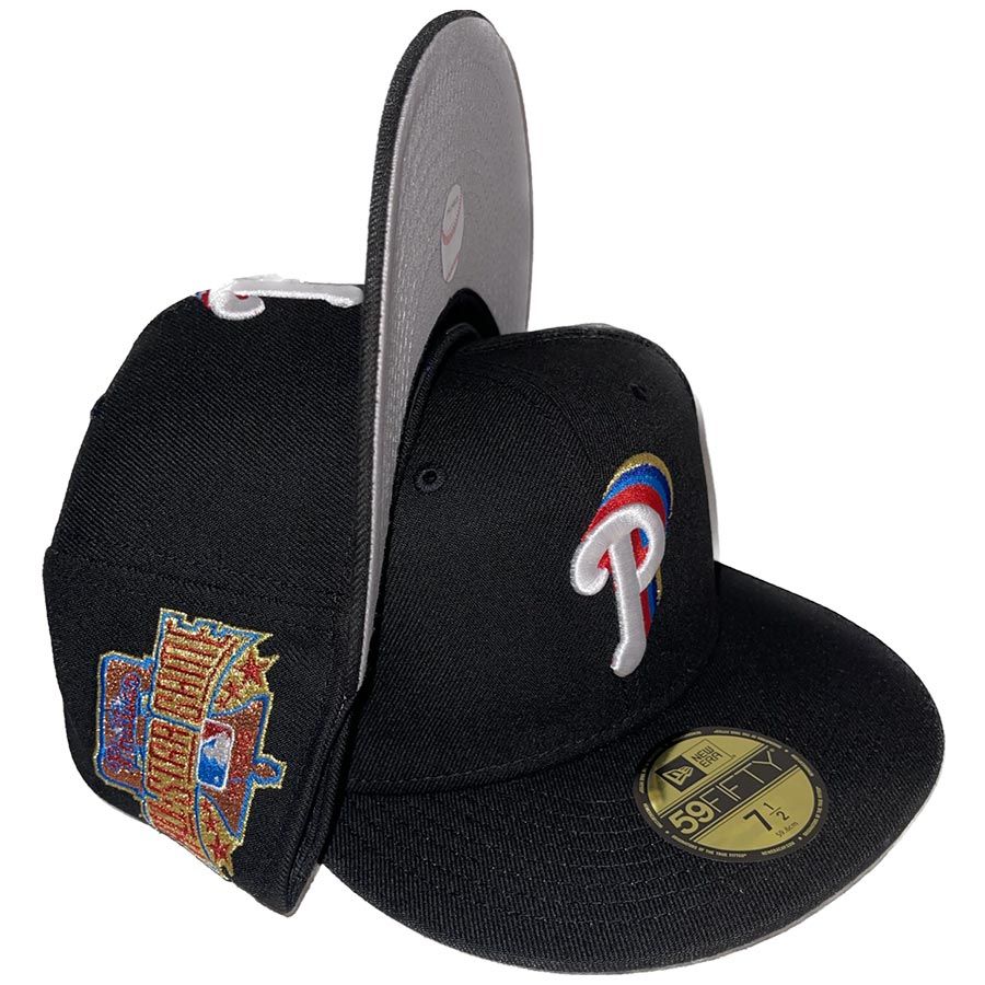 Black phillies cap discount