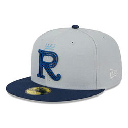 Kansas City Royals Metallic City Metallic Gray UV New Era 59FIFTY Fitted Hat