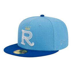 Kansas City Royals Retro City Gray UV New Era 59FIFTY Fitted Hat