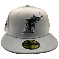 Florida Marlins White 1997 WS Patch Gray UV 59FIFTY Fitted Hat