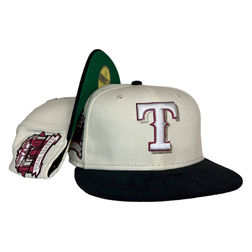 Texas Rangers 50th Anniversary patch hat., By Pro Image Sports-Durant