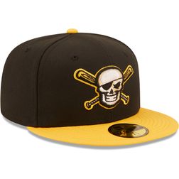 Bradenton Marauders Brown Two Tone Black UV Authentic Collection MiLB 59FIFTY Fitted Hat