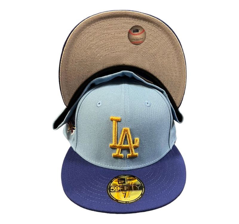 Los Angeles Dodgers Light Blue Two Tone Fishing for Gold Pack 40th  Anniversary Patch Gray UV New Era 59FIFTY Fitted Hat