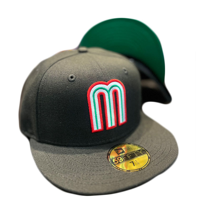 New Era 59FIFTY Mexico Baseball Fitted Hat Black