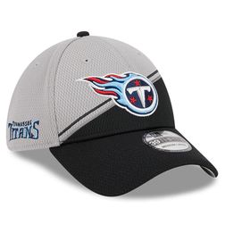 Tennessee Titans Black Team Color 2023 NFL Sideline New Era 39THIRTY Flex Hat