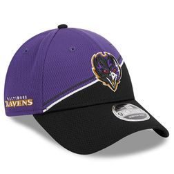 Baltimore Ravens 2023 NFL Sideline New Era 9FORTY Adjustable Hat