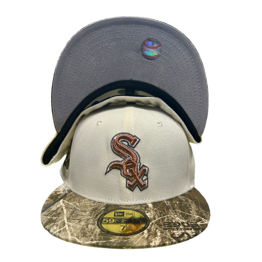 Chicago White Sox Chrome Blue New Era 59FIFTY Fitted Hat