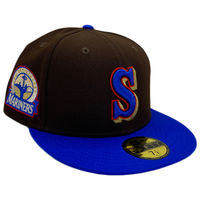 New Orleans Saints New Era Vegas Gold/Black Bill With Green Bottom With 30  Anniversary Patch On Side 59FIFTY Fitted Hat