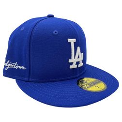 Los Angeles Dodgers Pro Image Exclusive Logo Sweatband Collection Dodgertown Gray UV 59FIFTY Fitted Hat