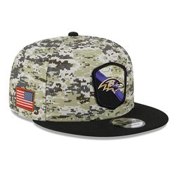 Baltimore Ravens New Era 2023 NFL Salute to Service 9FIFTY Snapback Adjustable Hat