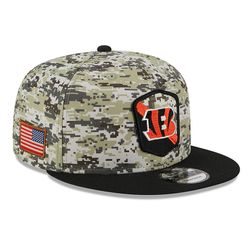 Cincinnati Bengals New Era 2023 NFL Salute to Service 9FIFTY Snapback Adjustable Hat