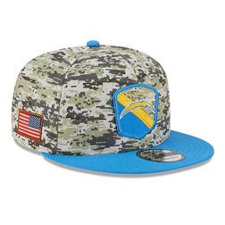 Los Angeles Chargers New Era 2023 NFL Salute to Service 9FIFTY Snapback Adjustable Hat