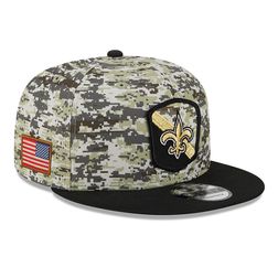 New Orleans Saints New Era 2023 NFL Salute to Service 9FIFTY Snapback Adjustable Hat